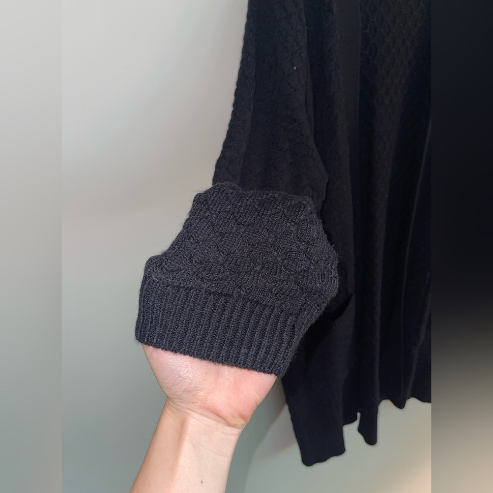 Apt. 9 Women's Black Textured Cardigan - Picture 4 of 12
